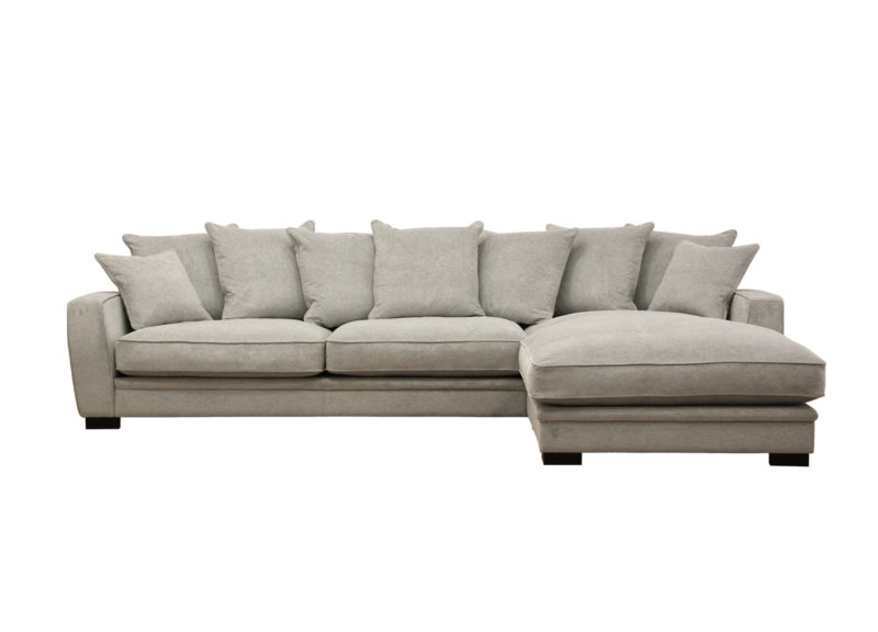 LEXUZ sofa in harmony drizzle color.